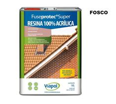 Resina Acrílica FUSEPROTEC SUPER Pedras, Telha cerâmica, Concreto Aparente 18L Viapol FOSCO Resina Acrílica FUSEPROTEC SUPER Pedras, Telha cerâmica, Concreto Aparente 18L Viapol FOSCO
