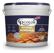 Resina Acrílica Incolor 3.6kg Crcolor Telhados E Paredes Incolor Brilhante Resina Acrílica Incolor 3.6kg Crcolor Telhados E Paredes Incolor Brilhante