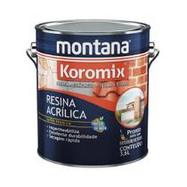 Resina Acrílica Incolor Koromix Montana 3,6L