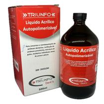 Resina Acrílica Líquido 1000ml Odonto Prótese Reparos Gerais Triunfo