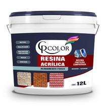 Resina Acrílica Multiuso 12L CRCOLOR Base Água Telhado Parede Tijolo