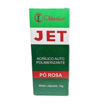 Resina Acrílica Pó ROSA 78g Reembasamento Auto Jet Clássico Resina Acrílica Pó ROSA 78g Reembasamento Auto Jet Clássico
