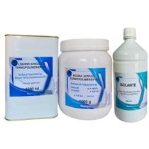 Resina Acrílica Rmv Termopolimerizavel 1kg + 1lt + Isolante