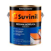 Resina Acrílica Suvinil Base água 3,6l Incolor