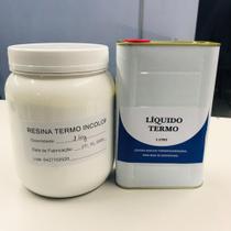 Resina Acrilica Termopolimerizavel Incolor 1 Kg + 1 Lt