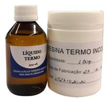 Resina Acrílica Termopolimerizavel Incolor 150 Gr + 100 Ml Resina Acrílica Termopolimerizavel Incolor 150 Gr + 100 Ml