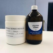 Resina Acrilica Termopolimerizavel Incolor 500 Gr + 500 Ml