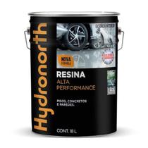 Resina Alta Performance Incolor Balde 18 Litros Acabamento Brilhante Resistência UV Hydronorth
