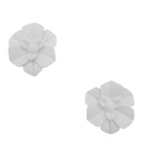 Resina Aplique Flor Gardênia 4,5cm (2 Peças) Decoração - RS152