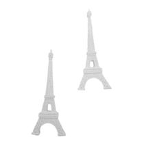 Resina Aplique Torre Eiffel 3x7,5 (2 Peças) Decoração Enfeite - RS211