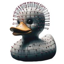 Resina clássica de 3,5 polegadas do filme de terror de Halloween Character Duck