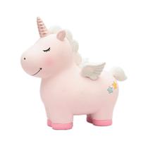 Resina de caixa de dinheiro Piggy Bank Fantasy Unicorn para crianças Resina de caixa de dinheiro Piggy Bank Fantasy Unicorn para crianças
