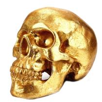 Resina de caixa de dinheiro Piggy Bank Wokex Gold Skull Local Tyrant