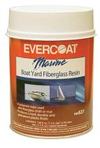 Resina de fibra de vidro Evercoat Boat Yard Marine 3.78L Resina de fibra de vidro Evercoat Boat Yard Marine 3.78L