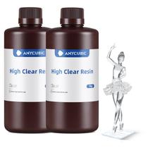 Resina de impressora 3D ANYCUBIC High Clear 2kg resiste ao amarelecimento Resina de impressora 3D ANYCUBIC High Clear 2kg resiste ao amarelecimento