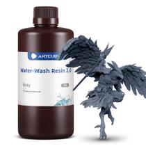 Resina de impressora 3D ANYCUBIC lavável com água 2.0 1L cinza