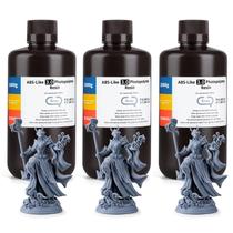 Resina de impressora 3D ELEGOO ABS-like 3.0 405nm com cura UV 3000mL cinza Resina de impressora 3D ELEGOO ABS-like 3.0 405nm com cura UV 3000mL cinza