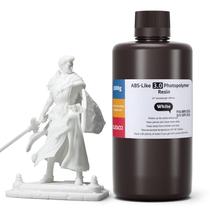 Resina de impressora 3D ELEGOO ABS-like 3.0 branca de 1 kg para MSLA 3D Resina de impressora 3D ELEGOO ABS-like 3.0 branca de 1 kg para MSLA 3D