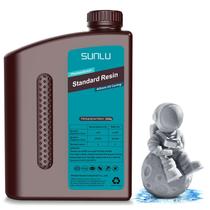 Resina de impressora 3D SUNLU padrão de cura rápida 2 kg cinza