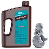 Resina de impressora 3D SUNLU padrão de cura rápida 3 kg cinza