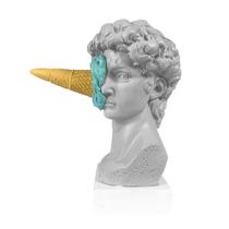 Resina de sorvete Sculpture David 13,5 cm com base 397g