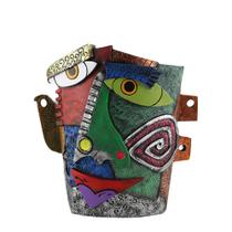 Resina de vaso de flores estilo Picasso abstrata multicolorida 650g Resina de vaso de flores estilo Picasso abstrata multicolorida 650g