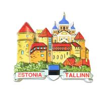 Resina decorativa 3D Tallinn Castle Magnet 7.6x7cm Resina decorativa 3D Tallinn Castle Magnet 7.6x7cm