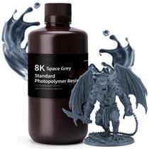 Resina ELEGOO 8K Standard para impressão 3D 1000g Space Grey Resina ELEGOO 8K Standard para impressão 3D 1000g Space Grey