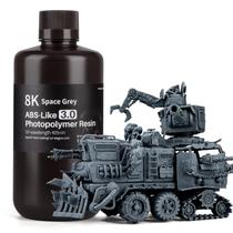 Resina ELEGOO ABS Like 8K 3.0 para Impressora 3D - 1000g Cinza Espacial Resina ELEGOO ABS Like 8K 3.0 para Impressora 3D - 1000g Cinza Espacial