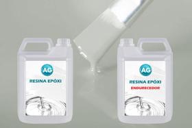 Resina Epóxi 1Kg + Cor Sólida Branco Papiro Ral9018 Ag Baixa