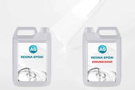 Resina Epóxi 1Kg + Cor Sólida Branco Sinal Ral9003 Ag Baixa