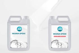 Resina Epóxi 1KG + Cor sólida Branco Sinal RAL9003 AG