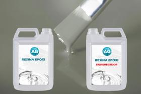 Resina Epóxi 1KG + Cor sólida Cinza Concreto RAL7023 AG