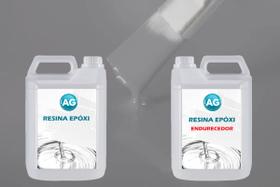 Resina Epóxi 1KG + Cor sólida Cinza Platinum RAL7036 AG