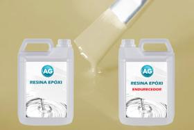 Resina Epóxi 1KG + Cor sólida Marfim RAL1014 AG - Resinas ag