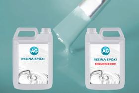 Resina Epóxi 1KG + Cor sólida Pastel Turquesa RAL6034 AG