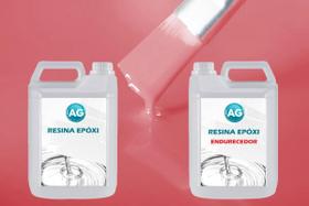 Resina Epóxi 1Kg + Cor Sólida Rosa Ral3017 Ag Media Espessur