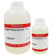 Resina Epoxi 2001 Com 1,5 Kg + Um Pigmento Marrom 100gr