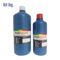 Resina Epóxi (a+b) Artesanato Baixa Viscosidade Baixa Espessura Kit 1kg