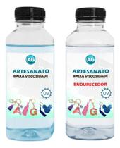 Resina Epóxi Artesanato 1Kg Transparente Baixa Viscosidade