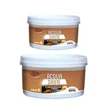 Resina Epóxi Atóxica Alto Brilho Wood Wood Acqua Shine Resina Epóxi Atóxica Alto Brilho Wood Wood Acqua Shine