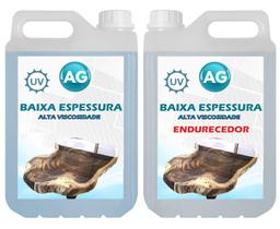 Resina Epoxi Baixa Espessura Alta Viscosidade Ag 500G