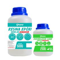 Resina Epoxi Baixa Espessura para Artesanato Kit 750g Resina Epoxi Baixa Espessura para Artesanato Kit 750g