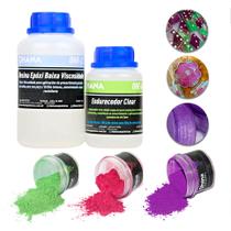 Resina Epoxi Baixa Viscosidade Ohana + Pigmentos - Kit 750G Resina Epoxi Baixa Viscosidade Ohana + Pigmentos - Kit 750G