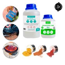 Resina Epoxi Baixa Viscosidade Ohana + Pigmentos Kit 750g Resina Epoxi Baixa Viscosidade Ohana + Pigmentos Kit 750g