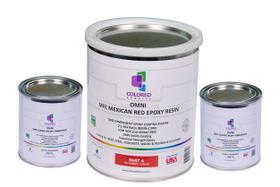 Resina epóxi colorida Colored Epoxies Vermelho Mexicano 5,7 L