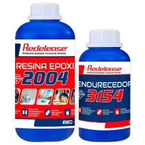 Resina Epoxi Cristal De Baixa Viscosidade Kit Com 1,5kg