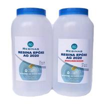 Resina Epóxi Cristal + Endurecedor 1kg