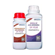 Resina Epóxi + Endurecedor Alta Espessura Uv Hzin 1.4Kg
