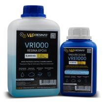 Resina Epóxi + Endurecedor Uv VR1000 1kg Baixa Espessura